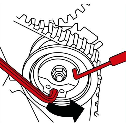 Jeu de 9 outils de calage moteur VAG 2,4 KS TOOLS 400.2100 photo du produit Secondaire 5 L