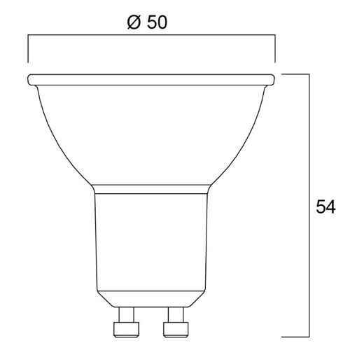 Lampe REFLED ES50 IRC 80 GU10 36° V3 345lm 840 SL - SYLVANIA - 29165 pas cher Secondaire 1 L