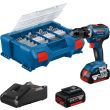 Perceuse-visseuse 18 V GSR18V-55 + 2 batteries 5 Ah + chargeur + L-Case Pick & Click BOSCH 06019H520B photo du produit
