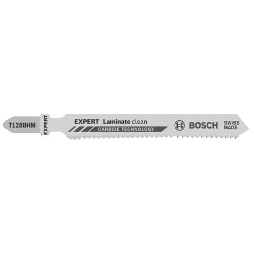 Lames de scie sauteuse Expert Laminate clean T128 BHM pack de 3 - BOSCH - 2608900542 pas cher