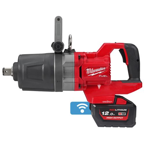 Boulonneuse à chocs 1'' 18 V FUEL M18 ONEFHIWF1DS-121C + batterie 12 Ah + chargeur + coffret MILWAUKEE 4933472072 photo du produit
