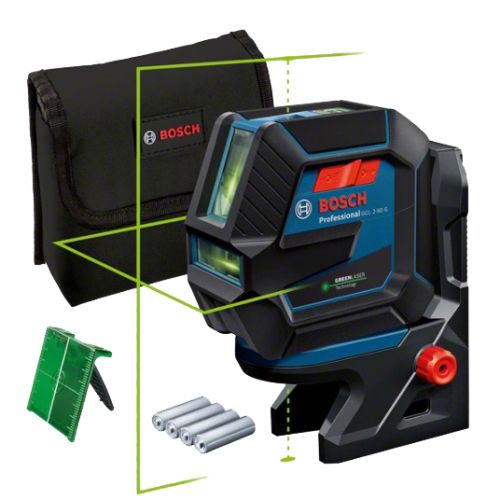 Laser vert 2 points et lignes GCL 2-50 G avec support RM 10 BOSCH 0601066M00 photo du produit