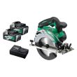 Scie circulaire 36V + 2 batteries 2,5 Ah + chargeur + HITCASE IV HIKOKI C3606DAWRZ photo du produit