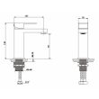 Mitigeur de lavabo Hudor ENIPÉE chromé b231 - 3 701 394 911 169 photo du produit Secondaire 1 S