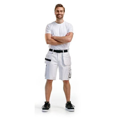 Short peintre avec poches flottantes blanc T38 - BLÅKLÄDER - 153612101000C44 pas cher Secondaire 4 L