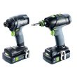 Pack de 2 outils 18 V TID 18 HPC 4,0 I-Set T18 + 2 batteries 4 Ah + chargeur + coffret SYSTAINER FESTOOL 577244 photo du produit Secondaire 1 S