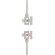 Paire de verrous bouton 4 points cylindre 45 mm droite JPM 502200-91-1AFB photo du produit