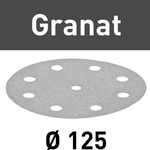 Abrasifs GRANAT STF D125/8 P100 GR/100 - FESTOOL - 497168 pas cher