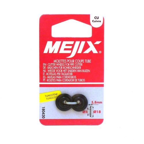 Molettes pour coupe tubes 18 x 5,8 x 5 mm MEJIX 180430 photo du produit Secondaire 2 L
