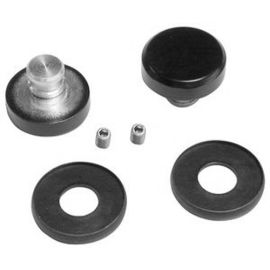 Jeu de 2 embouts pour poignée DIVA I II IV finition laqué noir RAL9005 SAT - LA CROISEE DS - DS6877-013 pas cher Principale M