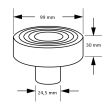 Adaptateur pour cric hydropneumatique diamètre 99 mm KS TOOLS 160.0746 photo du produit Secondaire 1 S