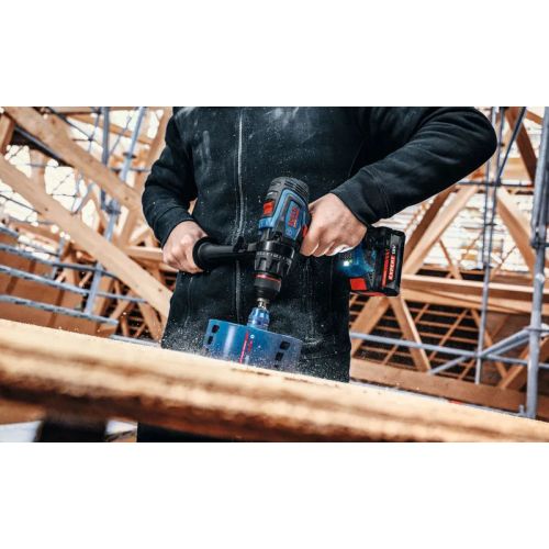 Perceuses-visseuses &agrave; percussion EXSB18V-150 + 2 batteries 8 Ah + 1 batterie 5,5 Ah + chargeur GAL + L-BOXX BOSCH EXPERT 06019R3202 photo du produit Secondaire 3 L