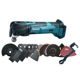 Découpeur-ponceur multifonctions 18V (sans batterie ni chargeur) + coffret MAKPAC - MAKITA - DTM51ZJX3 pas cher Principale M