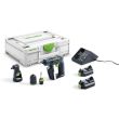 Perceuse-visseuse 10,8 V CXS 2,6 I-Set + 2 batteries 2,6 Ah + chargeur + coffret SYSTAINER FESTOOL 576093 photo du produit