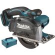 Scie circulaire à métaux 18V (sans batterie ni chargeur) en coffret Makpac 3 MAKITA DCS552ZJ photo du produit