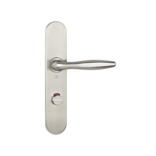 Ensemble sur plaques s&eacute;rie JADE 1594 acier type condamnation &agrave; voyant finition inox - HERACLES - B-INOX-SP22V pas cher Secondaire 1 L