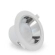 Downlight LED SIRIUS basse luminance blanc / argenté rond D 150 mm 15 W 1300 Lm 3000 K MIIDEX LIGHTING 76541 photo du produit Secondaire 1 S