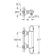 Mitigeur de douche thermostatique GROHTHERM 1000 cartouche C3 - GROHE - 34438-003 pas cher Secondaire 1 S