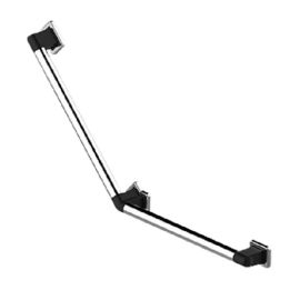 Barre coudée RUGAO AKW 135° L 400 mm noir - 12013GR-LS photo du produit Principale M