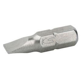 Boîte de 5 embouts de vissage Ks Tools fente 25 mm 1/4'' 3 mm - 911.3304 photo du produit Principale M