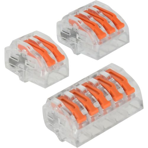 Kit de 45 connecteurs rapide à levier pour câblage 0,08 à 4 mm² ELECTRALINE 59247 photo du produit Secondaire 2 L