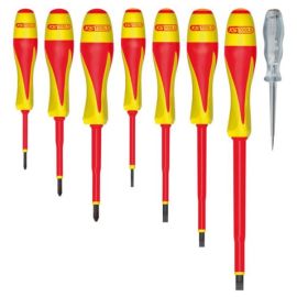 Jeu de 8 tournevis KS Tools bi-matière isolés 1000 V - 922.6218 photo du produit Principale M
