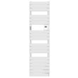 S&egrave;che-serviettes &eacute;lectrique connect&eacute; avec soufflerie 1500W AD&Eacute;LIS &eacute;troit digital blanc carat - ATLANTIC - 861941 pas cher