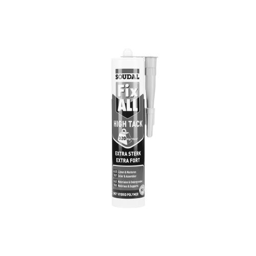 Mastic colle Fix All High Tack beige&nbsp;cartouche 290ml - SOUDAL - 100271 pas cher