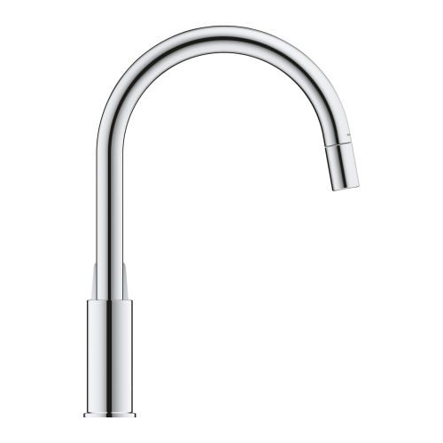 Mitigeur évier BAULOOP bec haut avec douchette extractible GROHE 30543000 photo du produit Secondaire 3 L