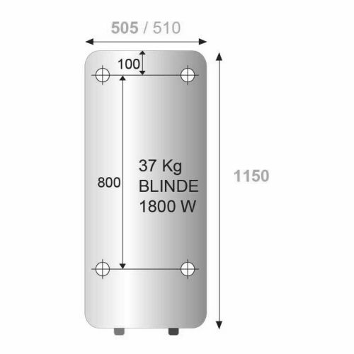 Chauffe-eau électrique BLINDÉE verticale murale monophasé 150L - CHAFFOTEAUX - 3000576 pas cher Secondaire 1 L