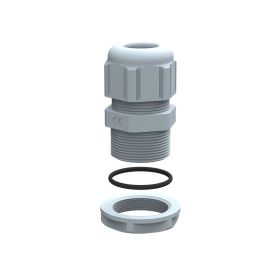 Presse-&eacute;toupe plastique Legrand filetage ISO50 gris - 098008 photo du produit Principale M