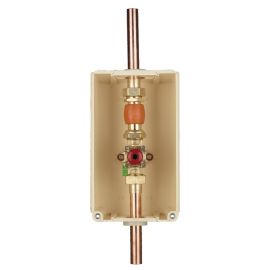 Coffret de coupure gaz cuivre avec robinet poussoir Banides pas cher Principale M