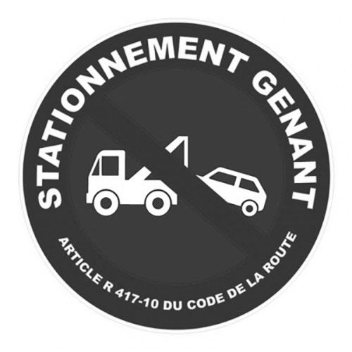 Panneau défense de stationner fourrière 300mm - NOVAP - 4062402 pas cher