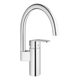 Mitigeur d'évier EUROSTYLE COSMOPOLITAN Grohe bec haut C monocommande - 30220-002 pas cher Principale M