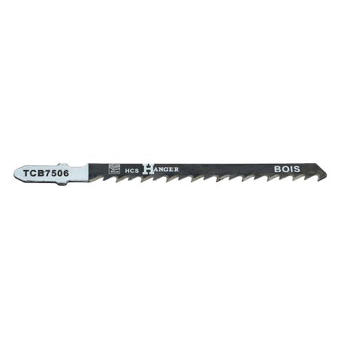 Pack de 5 lames de scie sauteuse TCB7506 pour le bois 75 mm HANGER 150222 photo du produit