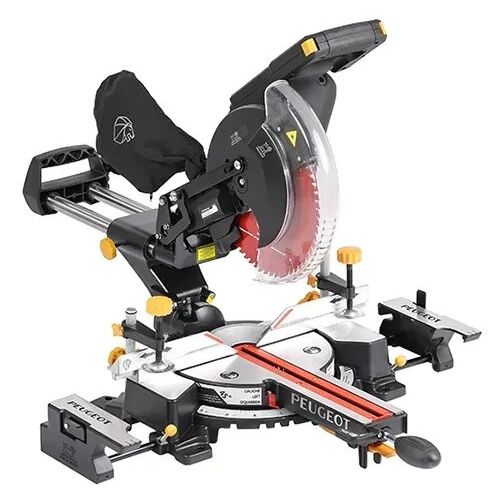 Scie à onglet radiale 1600 W EnergySaw-254SB double inclinaison PEUGEOT OUTILLAGE 132033 photo du produit