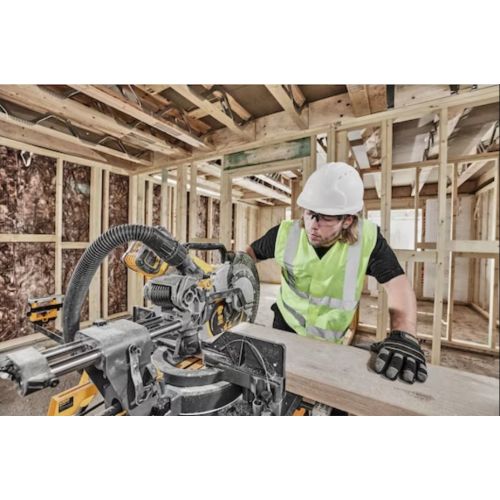 Scies à onglets 54 V XR FLEXVOLT 305 mm + batterie 9/3 Ah + chargeur DEWALT DCS781X2-QW photo du produit Secondaire 21 L