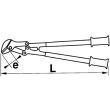 Cisaille à deux mains passefranc articulée - SAM OUTILLAGE - 350-63 pas cher Secondaire 1 S