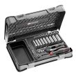 Coffret douilles 1/4'' 6 pans métriques 46 pièces - FACOM - R.2BLPB pas cher