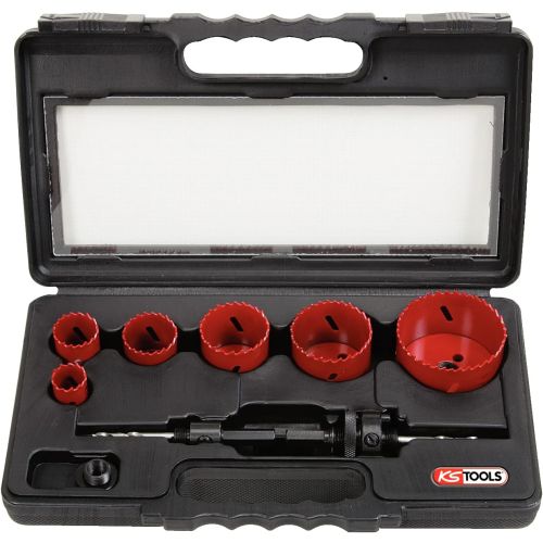 Coffret de 6 scies à cloches diamètre 22 à 68 mm KS TOOLS 129.5550 photo du produit