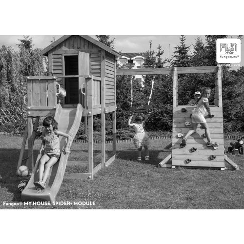 Aire de jeux Myhouse Spider - FUNGOO - 03512PT pas cher Secondaire 4 L