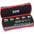 Coffret 1/2'' de 18 outils 12 pans en pouces - SAM OUTILLAGE - 75-SP18A pas cher