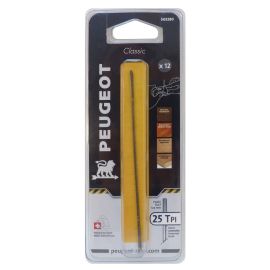 Jeu de 12 lames à chantourner Peugeot outillage 127 x 0,73 x 0,22 mm 25TPI - 803280 photo du produit Principale M