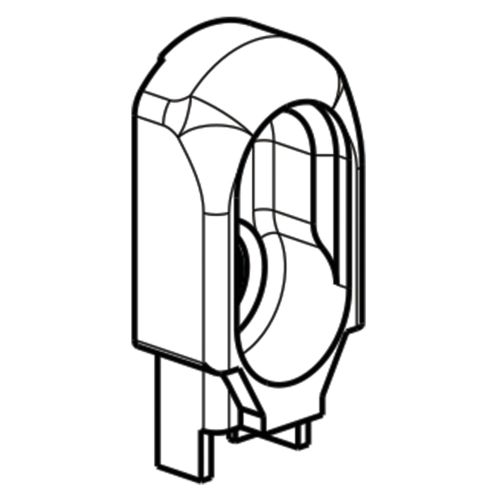 Gâche anti-dégondage PVC - FERCO - E-18196-00-0-7 pas cher Secondaire 1 L