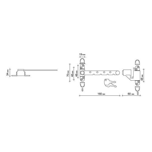 Entrebâilleur de fenêtre Airlock plus blanc SOCONA LAP6 photo du produit Secondaire 1 L