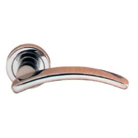 Ensemble béquille Cadap sur rosace BLUE laiton chromé - 001212-4V photo du produit Principale M