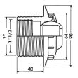 Refoulement 3310 béton - HAYWARD - HAY-250-0130 pas cher Secondaire 1 S