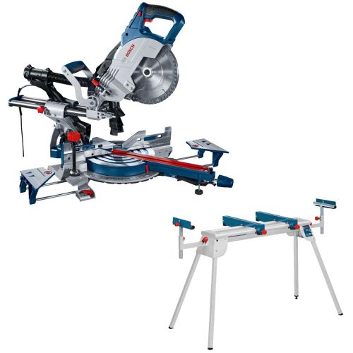 Scie à onglets radiale 1600 W GCM 8 SJL + table de travail GTA 2600 BOSCH 0615990FV8 photo du produit
