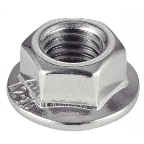 &Eacute;crou hexagonal HU &agrave; embase crant&eacute;e A2 DIN 6923 M12 bo&icirc;te de 100 - ACTON - 6260912 pas cher