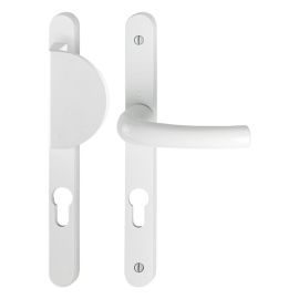 Ensemble étroit TOKYO palière entraxe 70mm type CLE I finition blanc - HOPPE - 1788830 pas cher Principale M